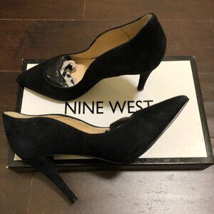 Nine West Black Suede High Heels